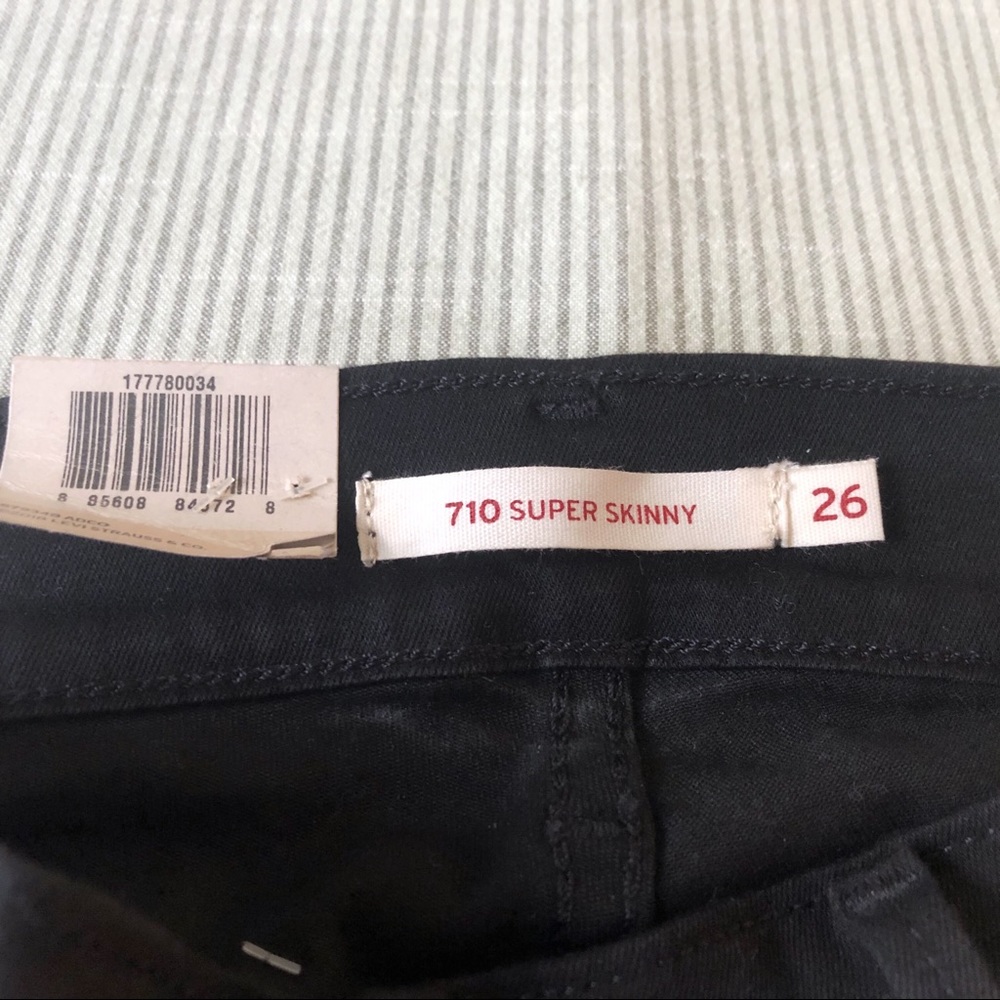 LEVI’S 710 Skinny Jeans Waist 26 Length 28 | NWT - Picture 4 of 7